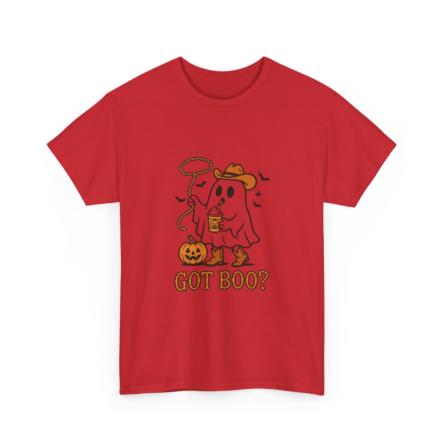 Halloween Ghost Tee, Got Boo? Unisex Heavy Cotton T-Shirt for Fall Parties, Trick or Treat, Halloween Costume, Spooky Vibes