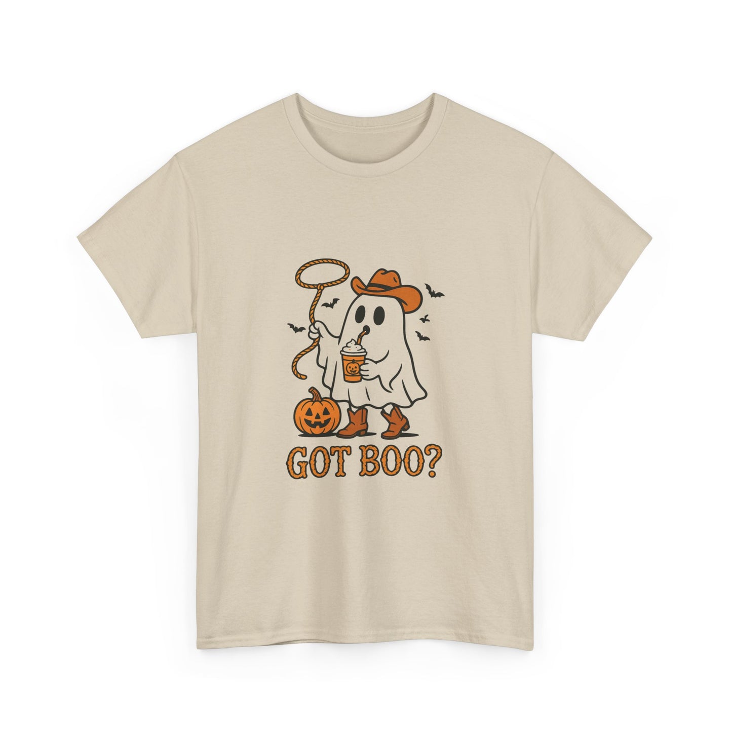 Halloween Ghost Tee, Got Boo? Unisex Heavy Cotton T-Shirt for Fall Parties, Trick or Treat, Halloween Costume, Spooky Vibes
