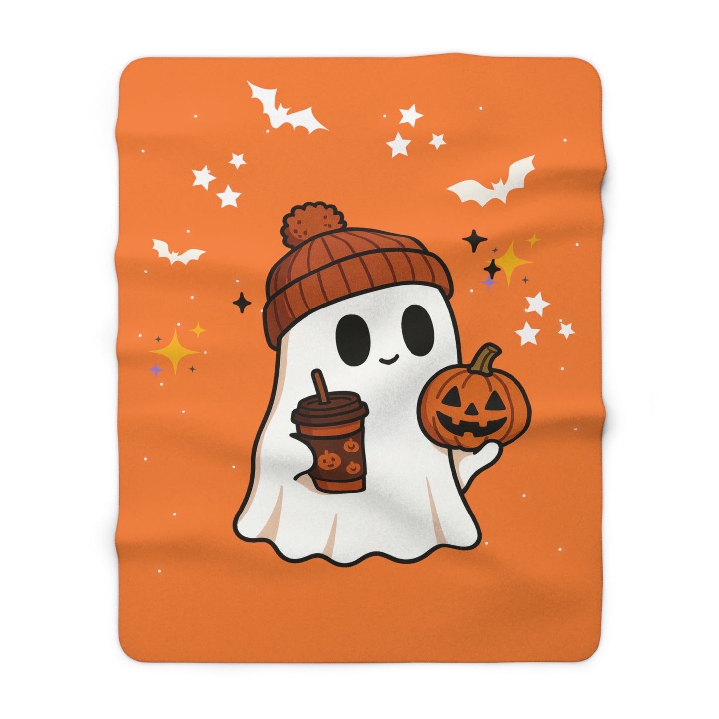 Halloween Sherpa Blanket β Spooky Cozy Throw for Tweens & Teens