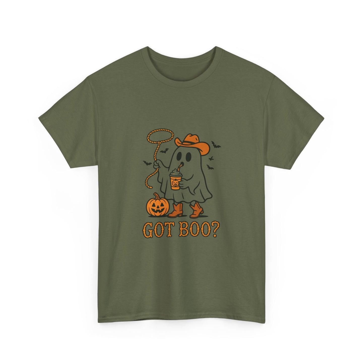 Halloween Ghost Tee, Got Boo? Unisex Heavy Cotton T-Shirt for Fall Parties, Trick or Treat, Halloween Costume, Spooky Vibes