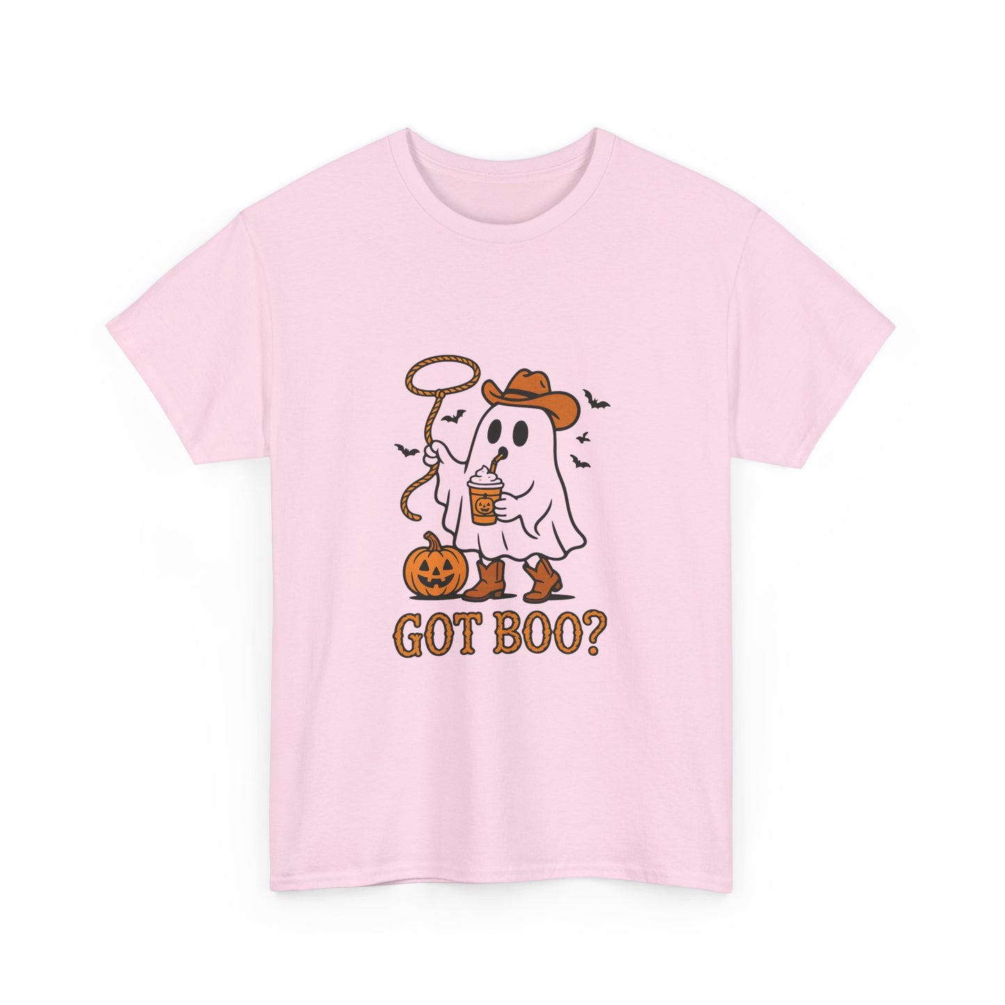Halloween Ghost Tee, Got Boo? Unisex Heavy Cotton T-Shirt for Fall Parties, Trick or Treat, Halloween Costume, Spooky Vibes