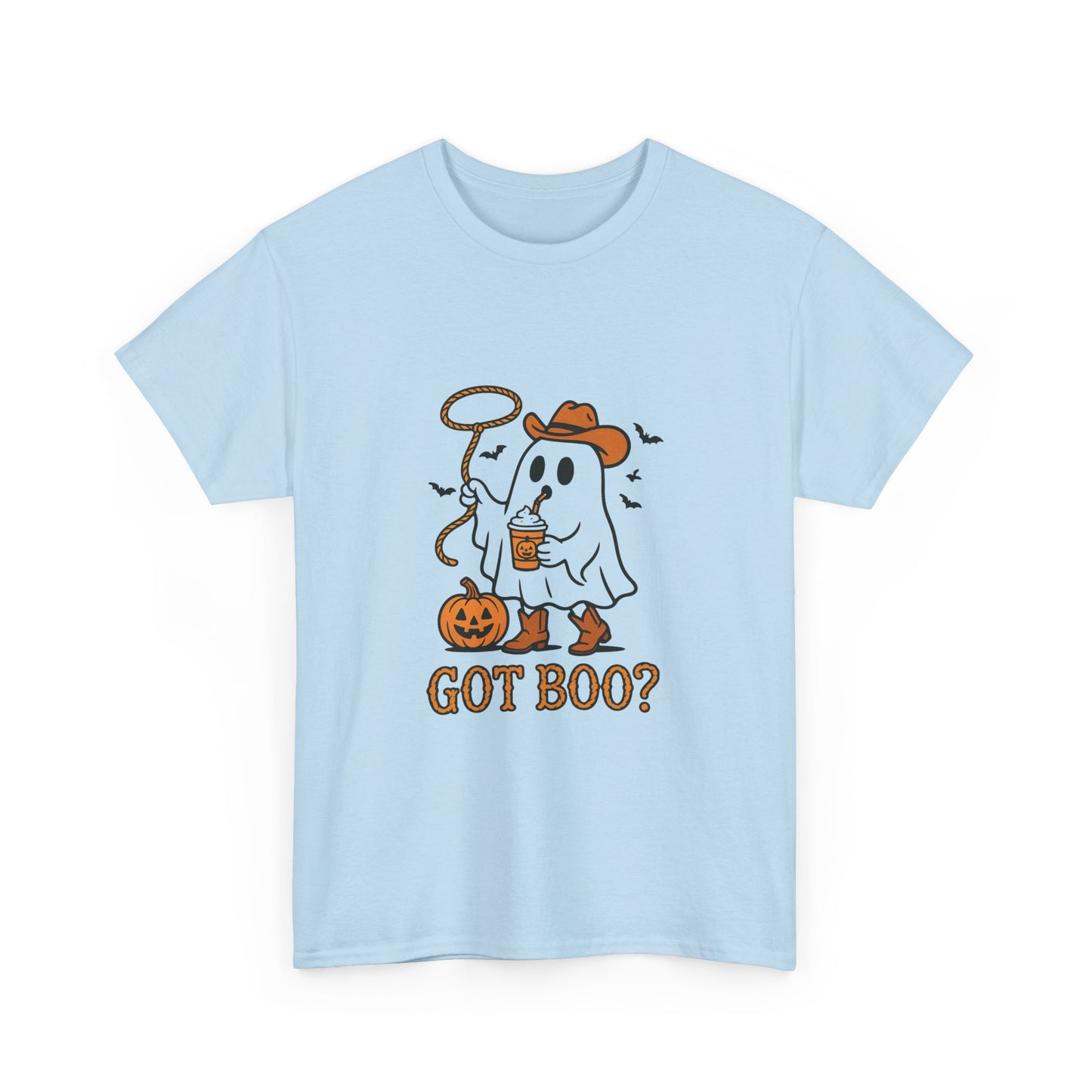 Halloween Ghost Tee, Got Boo? Unisex Heavy Cotton T-Shirt for Fall Parties, Trick or Treat, Halloween Costume, Spooky Vibes