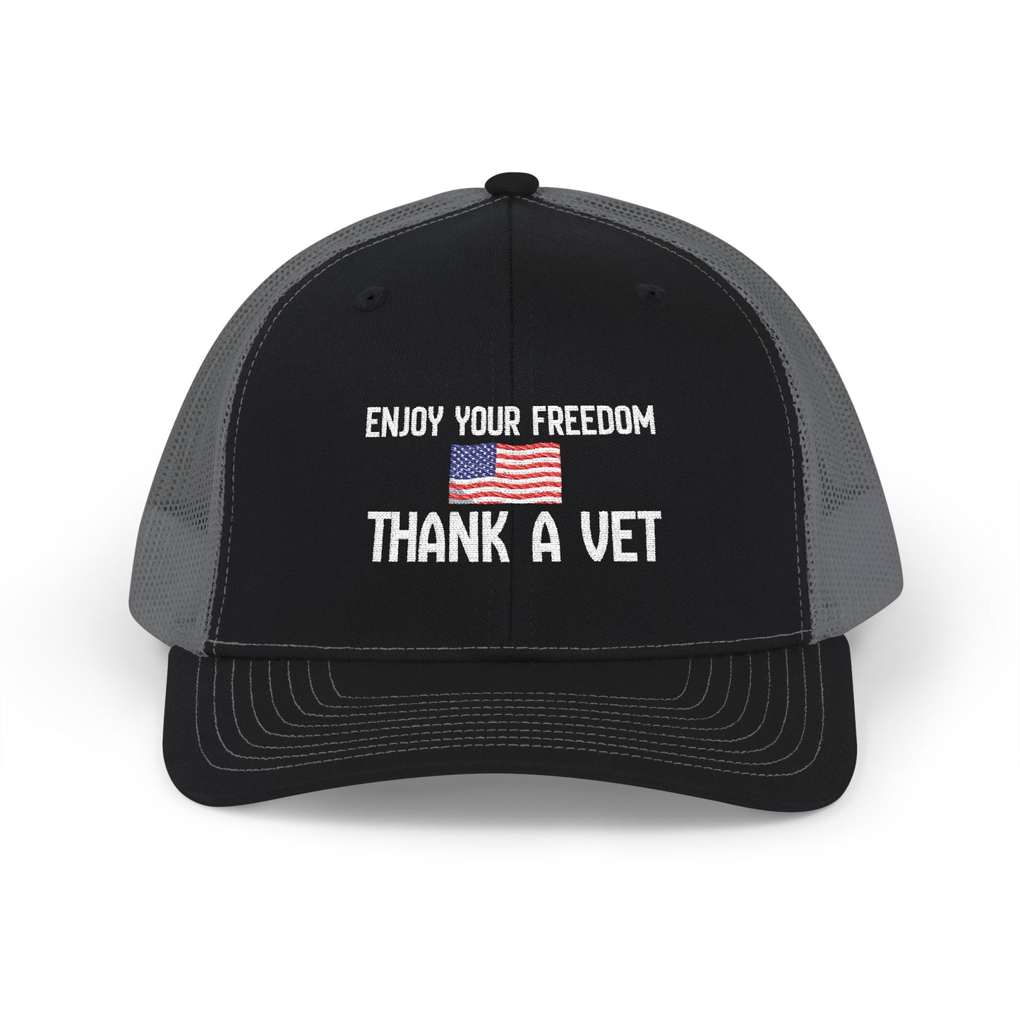 Patriotic Snapback Trucker Cap – Celebrate Freedom & Honor Veterans | Casual Everyday Hat