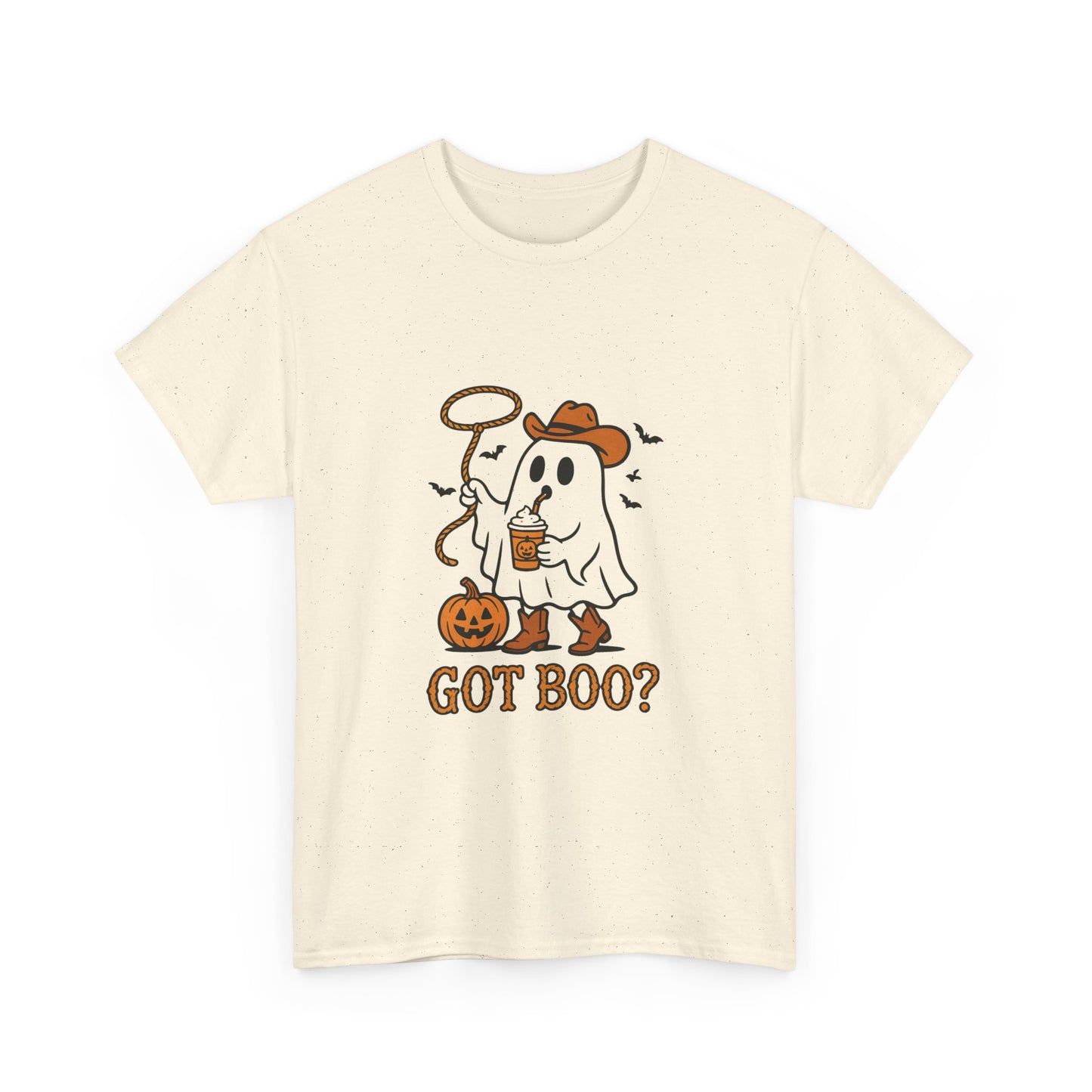 Halloween Ghost Tee, Got Boo? Unisex Heavy Cotton T-Shirt for Fall Parties, Trick or Treat, Halloween Costume, Spooky Vibes