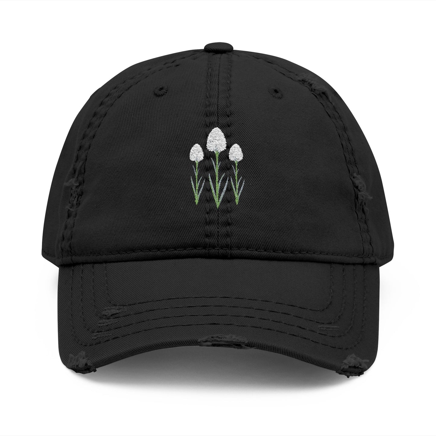 Vintage Embroidered Glacier Wildflowers Hat — Beargrass Edition