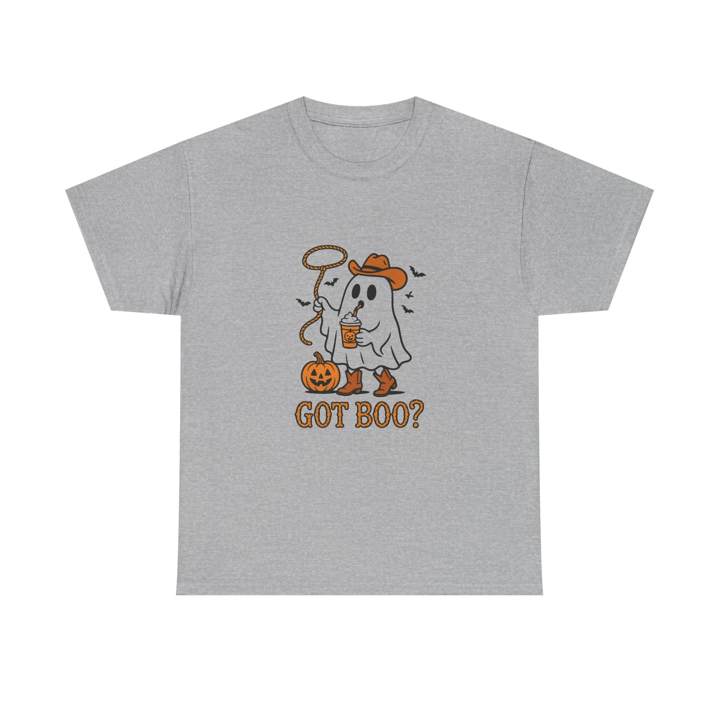 Halloween Ghost Tee, Got Boo? Unisex Heavy Cotton T-Shirt for Fall Parties, Trick or Treat, Halloween Costume, Spooky Vibes
