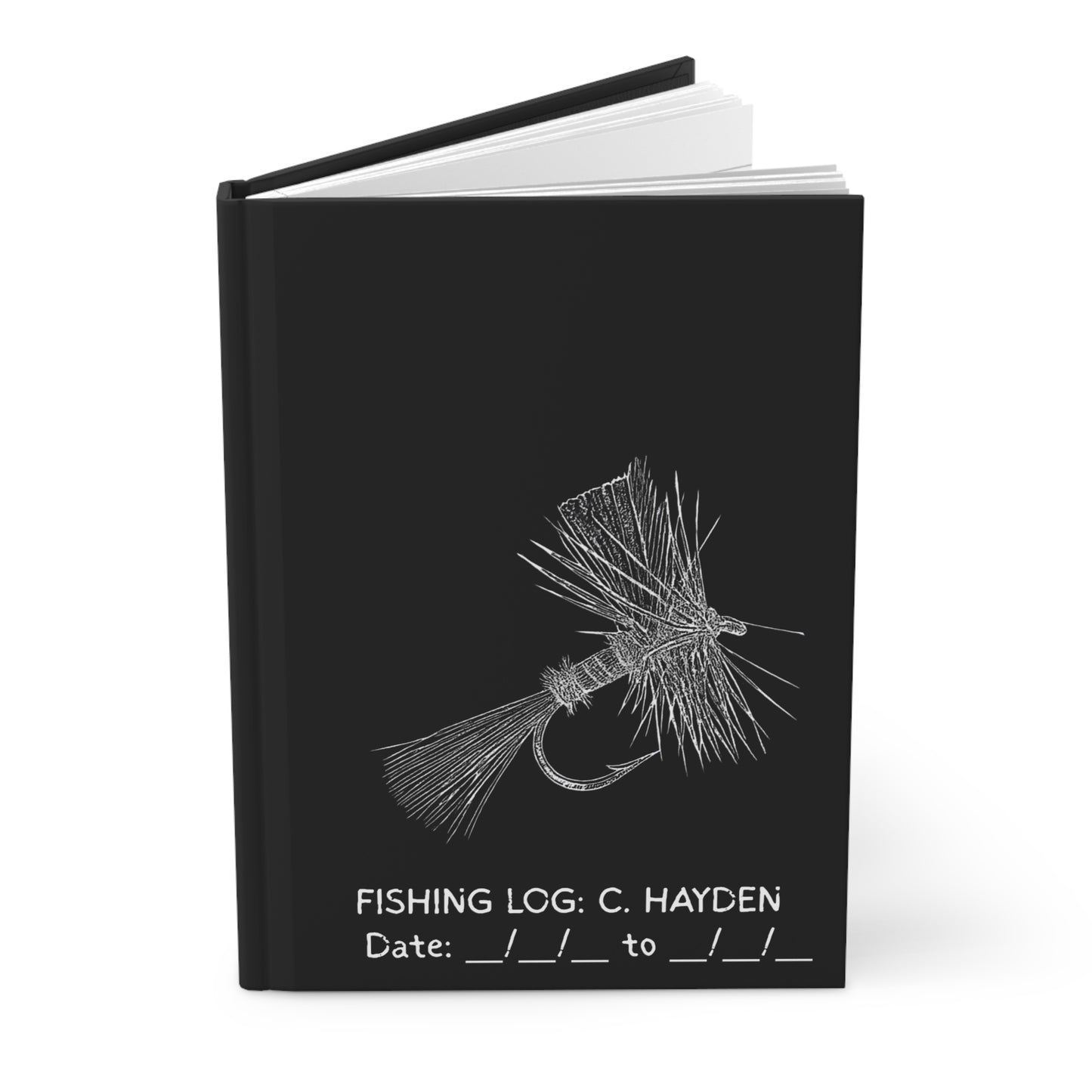 Fishing Log Book, Personalized Journal, Angler's Gift, Outdoor Adventure Diary, Custom Notebook