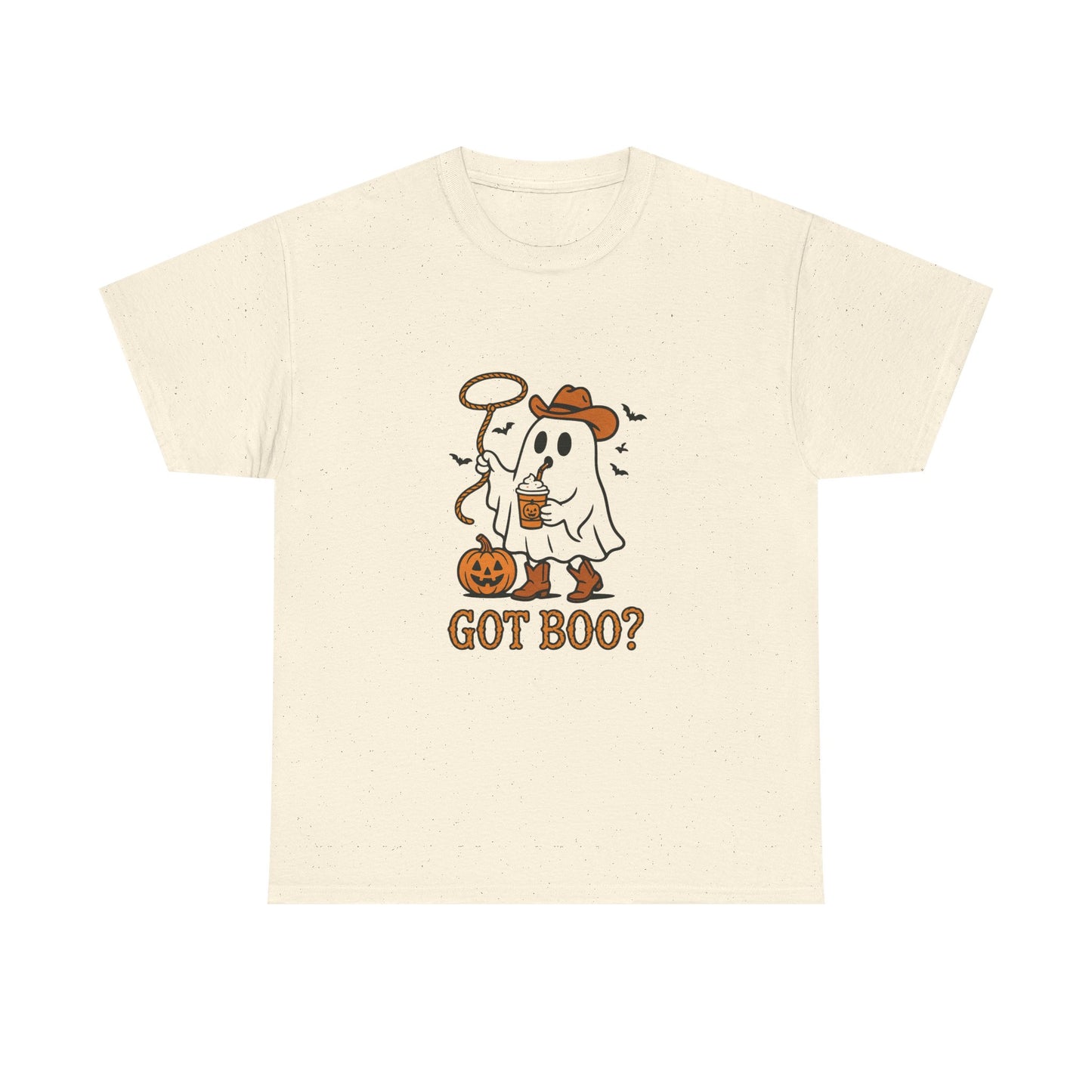 Halloween Ghost Tee, Got Boo? Unisex Heavy Cotton T-Shirt for Fall Parties, Trick or Treat, Halloween Costume, Spooky Vibes