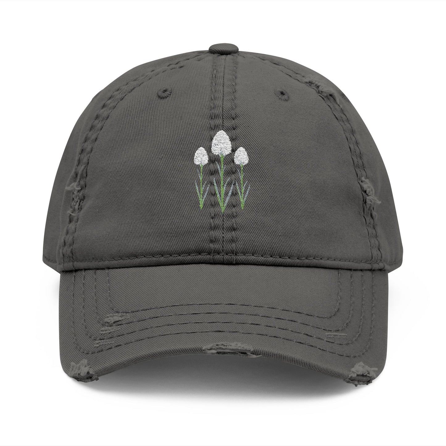 Vintage Embroidered Glacier Wildflowers Hat — Beargrass Edition