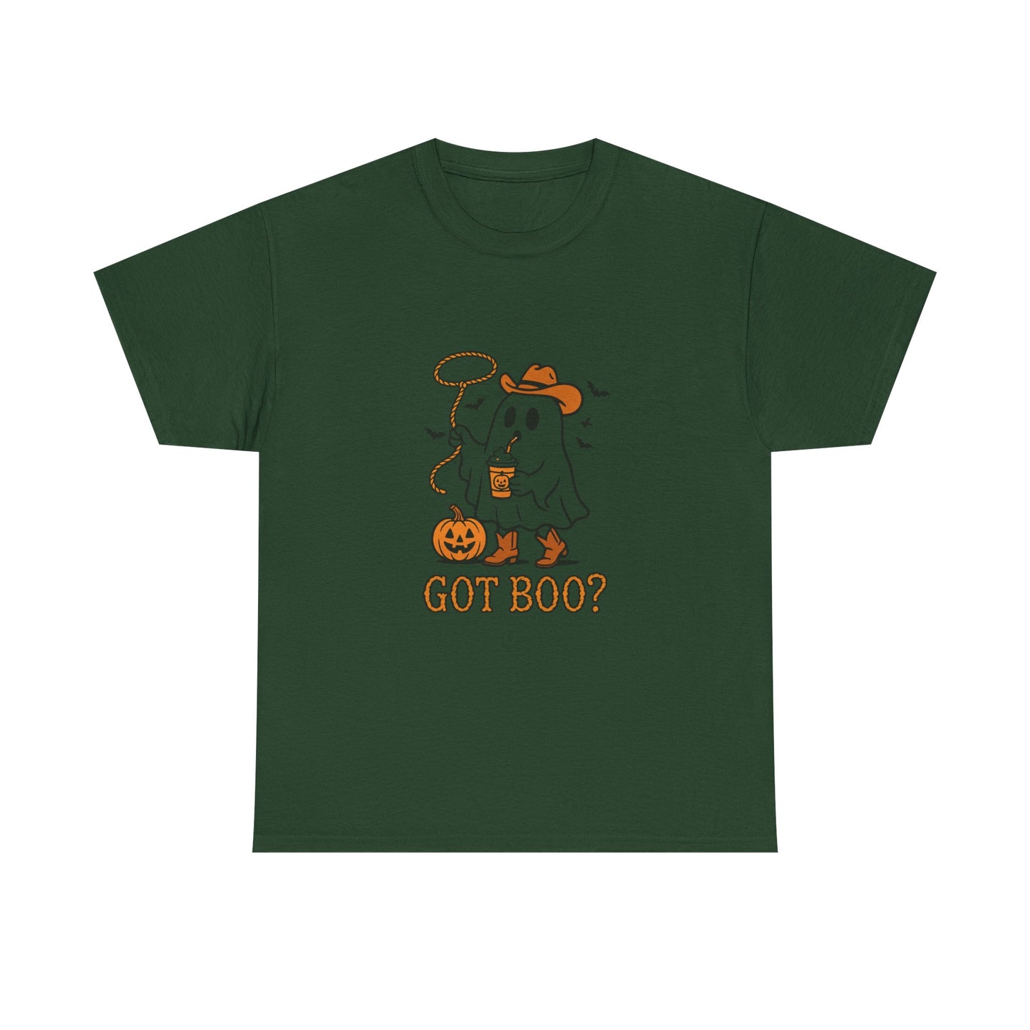 Halloween Ghost Tee, Got Boo? Unisex Heavy Cotton T-Shirt for Fall Parties, Trick or Treat, Halloween Costume, Spooky Vibes
