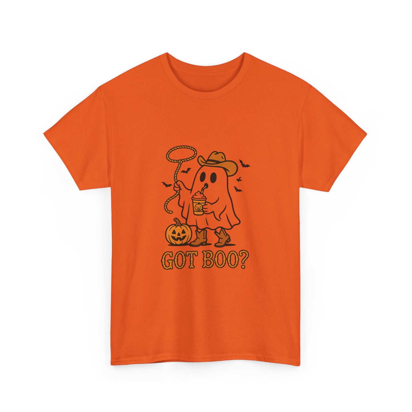 Halloween Ghost Tee, Got Boo? Unisex Heavy Cotton T-Shirt for Fall Parties, Trick or Treat, Halloween Costume, Spooky Vibes