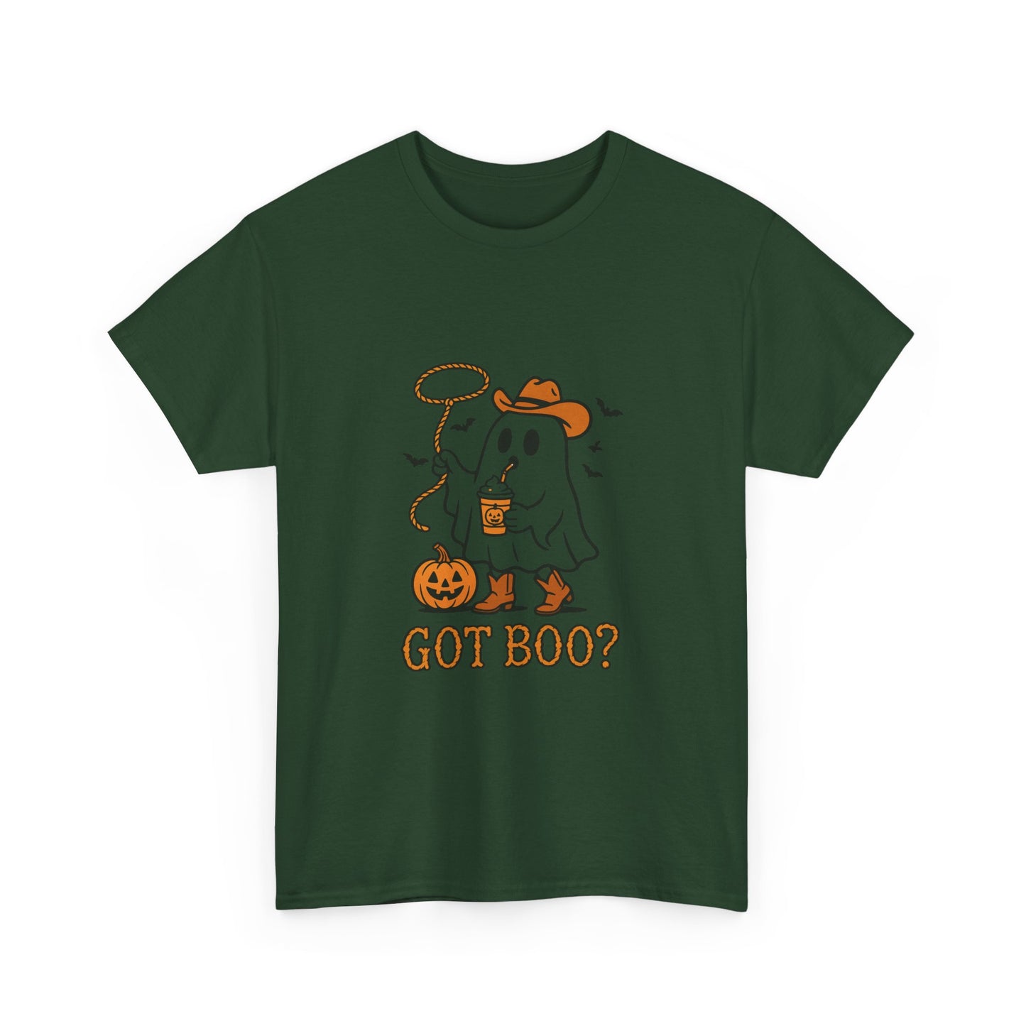 Halloween Ghost Tee, Got Boo? Unisex Heavy Cotton T-Shirt for Fall Parties, Trick or Treat, Halloween Costume, Spooky Vibes