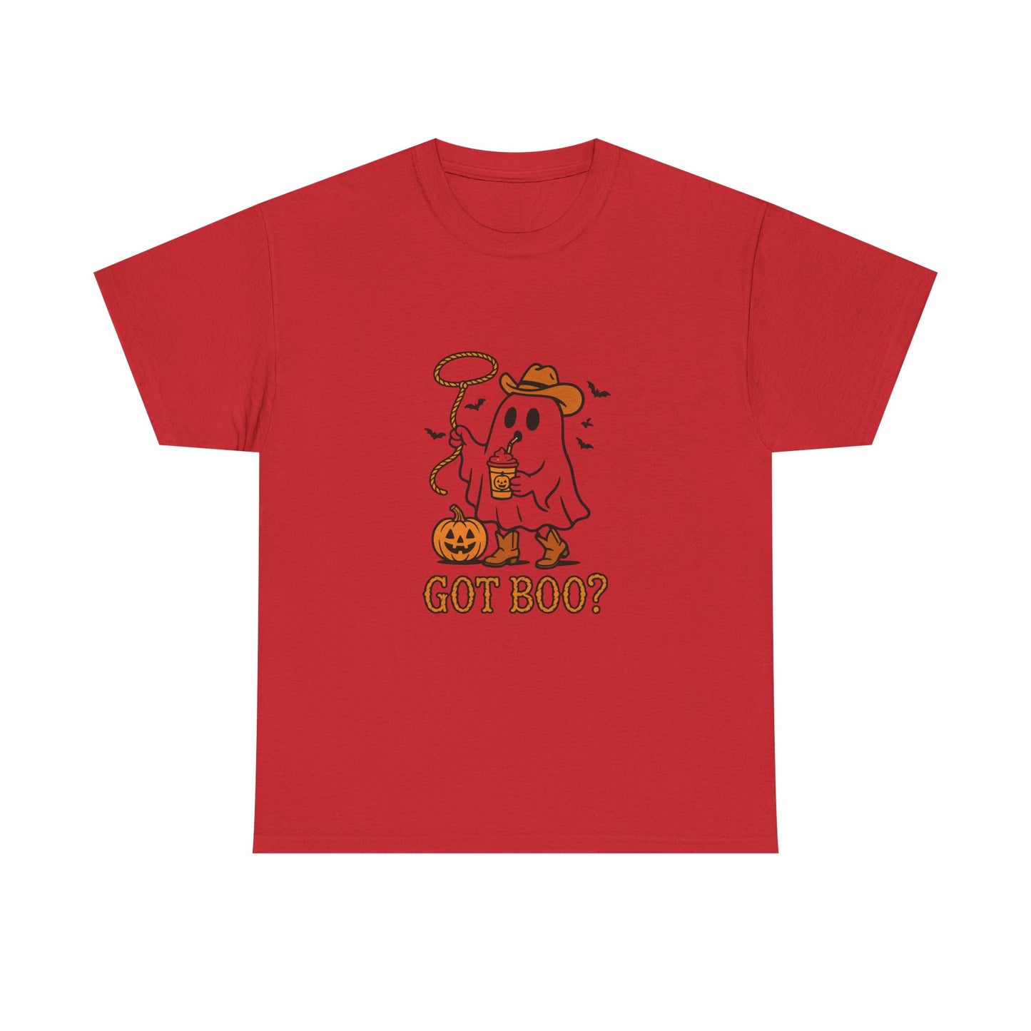 Halloween Ghost Tee, Got Boo? Unisex Heavy Cotton T-Shirt for Fall Parties, Trick or Treat, Halloween Costume, Spooky Vibes