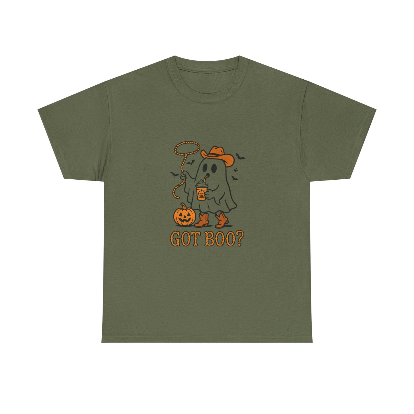 Halloween Ghost Tee, Got Boo? Unisex Heavy Cotton T-Shirt for Fall Parties, Trick or Treat, Halloween Costume, Spooky Vibes