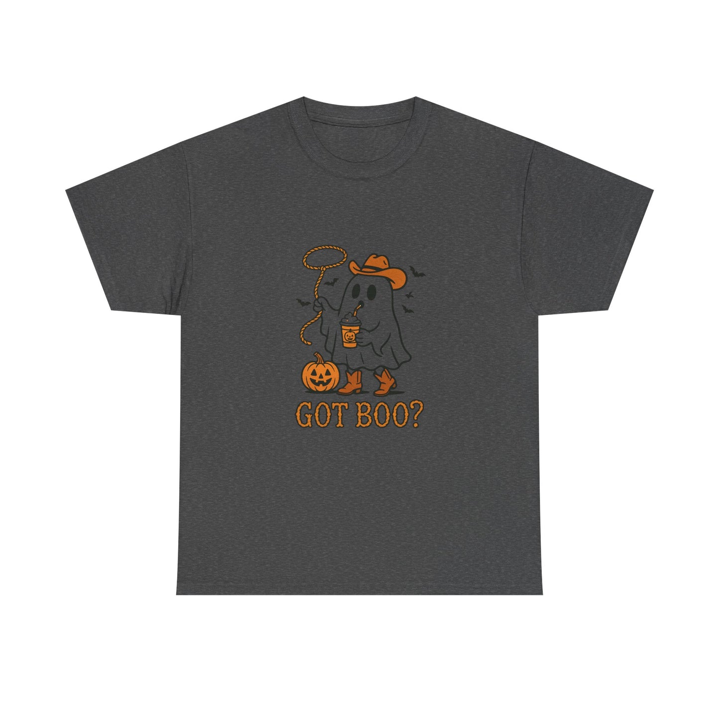 Halloween Ghost Tee, Got Boo? Unisex Heavy Cotton T-Shirt for Fall Parties, Trick or Treat, Halloween Costume, Spooky Vibes