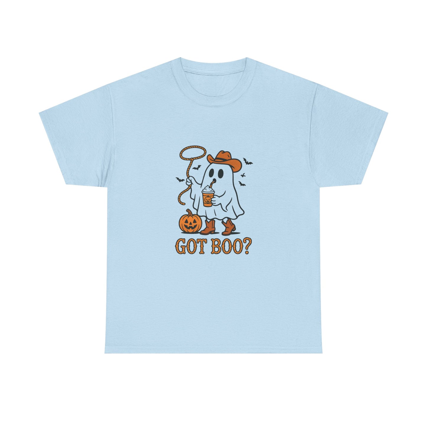 Halloween Ghost Tee, Got Boo? Unisex Heavy Cotton T-Shirt for Fall Parties, Trick or Treat, Halloween Costume, Spooky Vibes