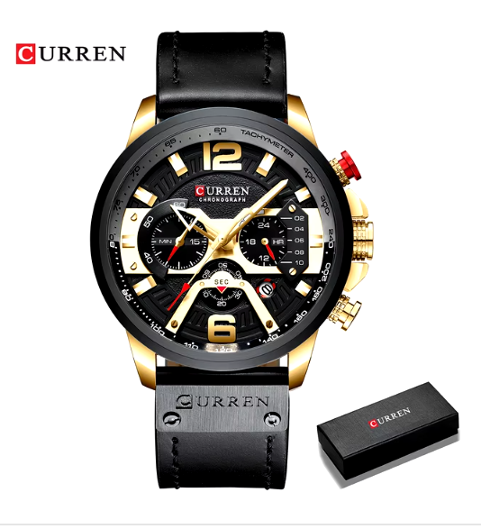 CURREN Military Chronograph Wristwatch