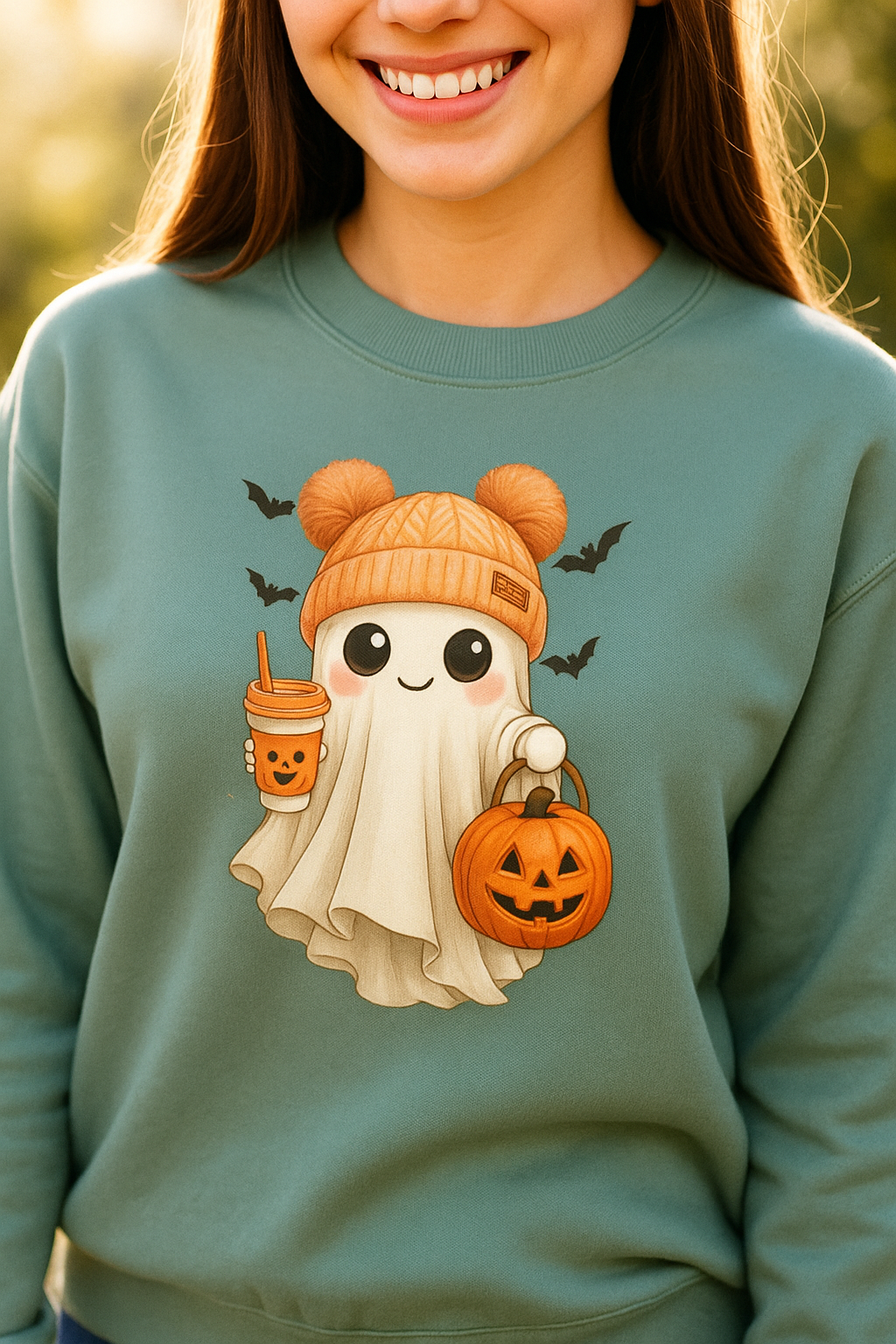 Pumpkin Spice Ghost Sweatshirt