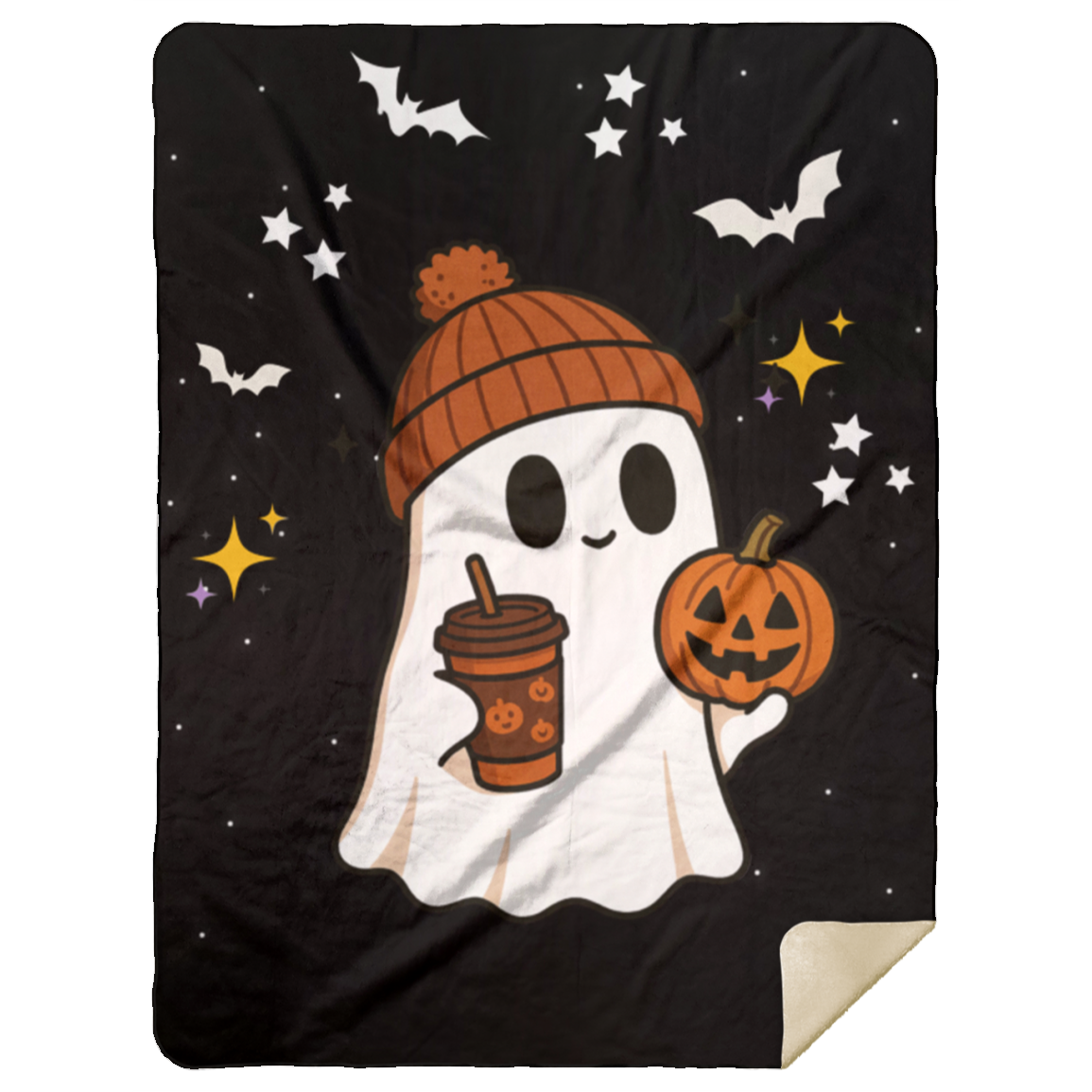 Halloween Fleece Blanket 60×80 – Spooky Throw for Teens & Young Adults