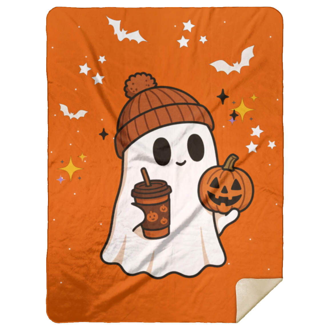 Halloween Fleece Blanket 60×80 – Spooky Throw for Teens & Young Adults