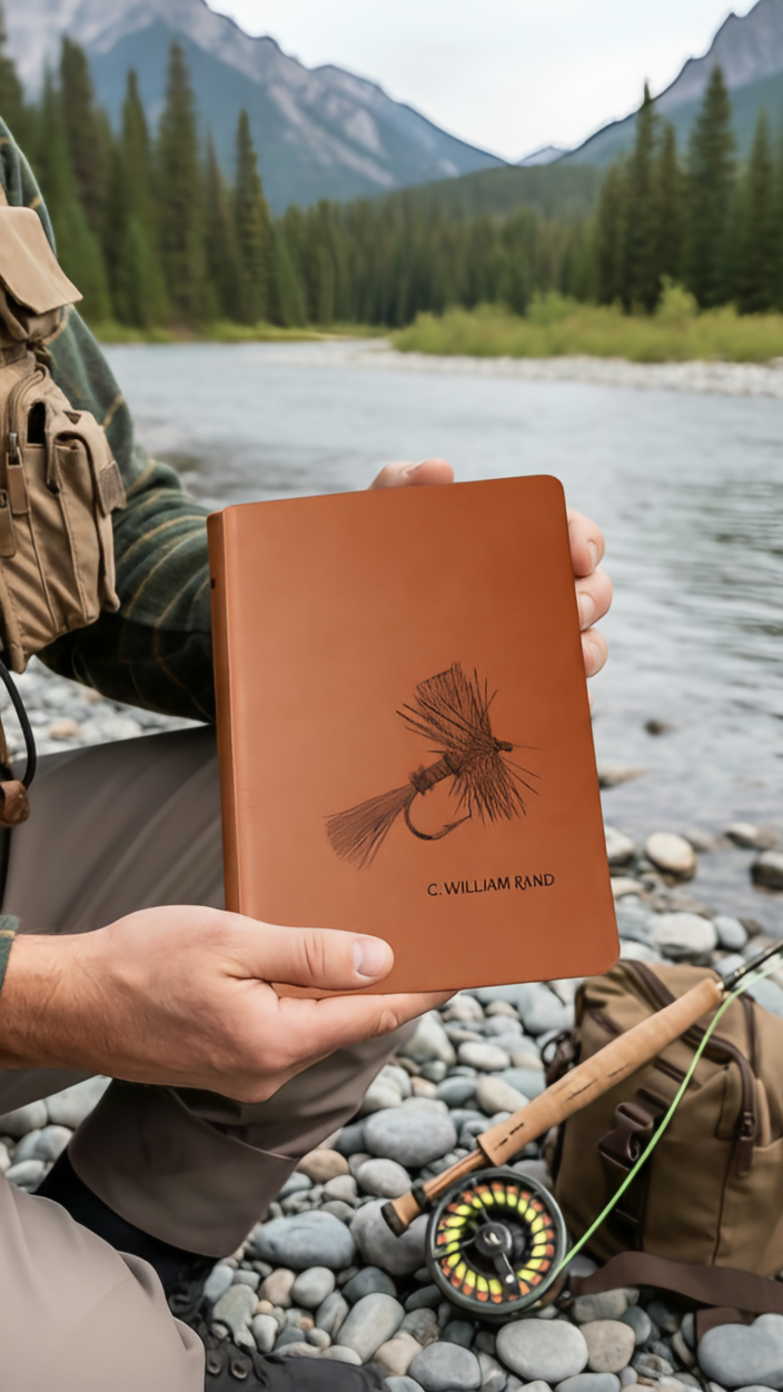 Custom Corporate Leather Journal – Personalized Royal Wulff Edition (Bulk Orders Available)