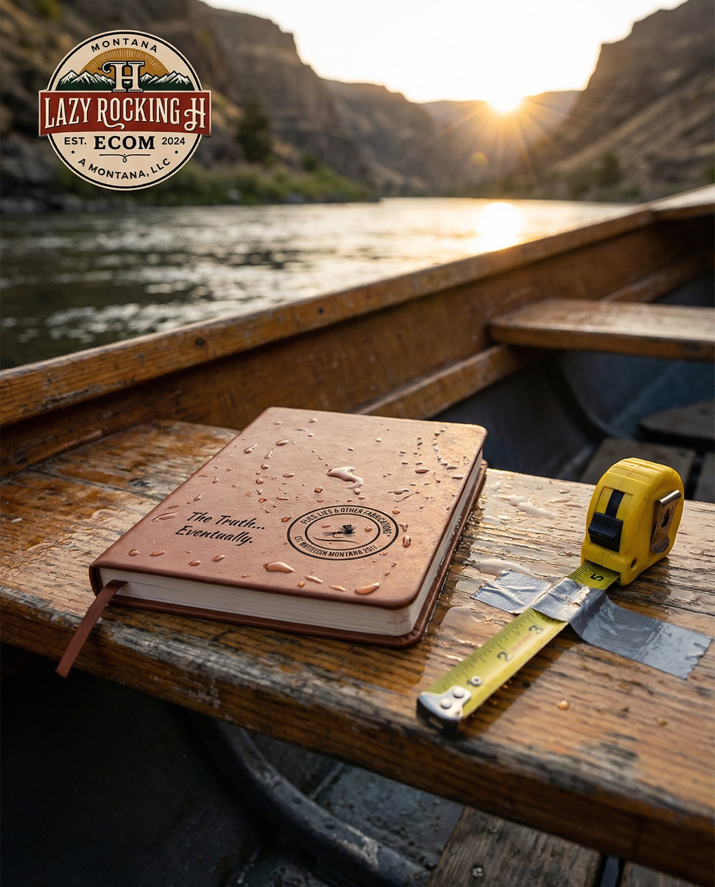 Personalized “Fish Tales” Summer Fishing Journal | Flies, Lies & Other Fabrications™