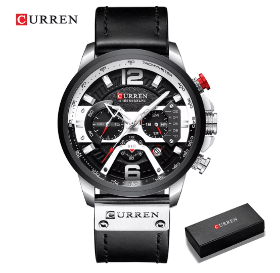 CURREN Military Chronograph Wristwatch - Lazy Rockin H Ecom