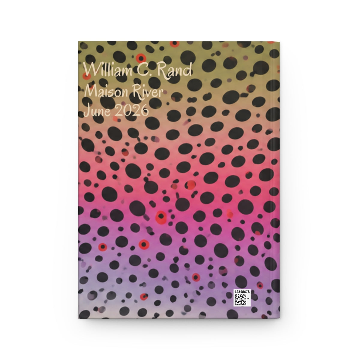 Personalized Rainbow Trout Flyfishing Journal