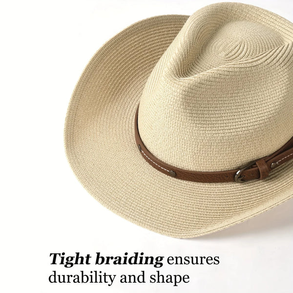 Stylish Western Sunshade Straw Hat