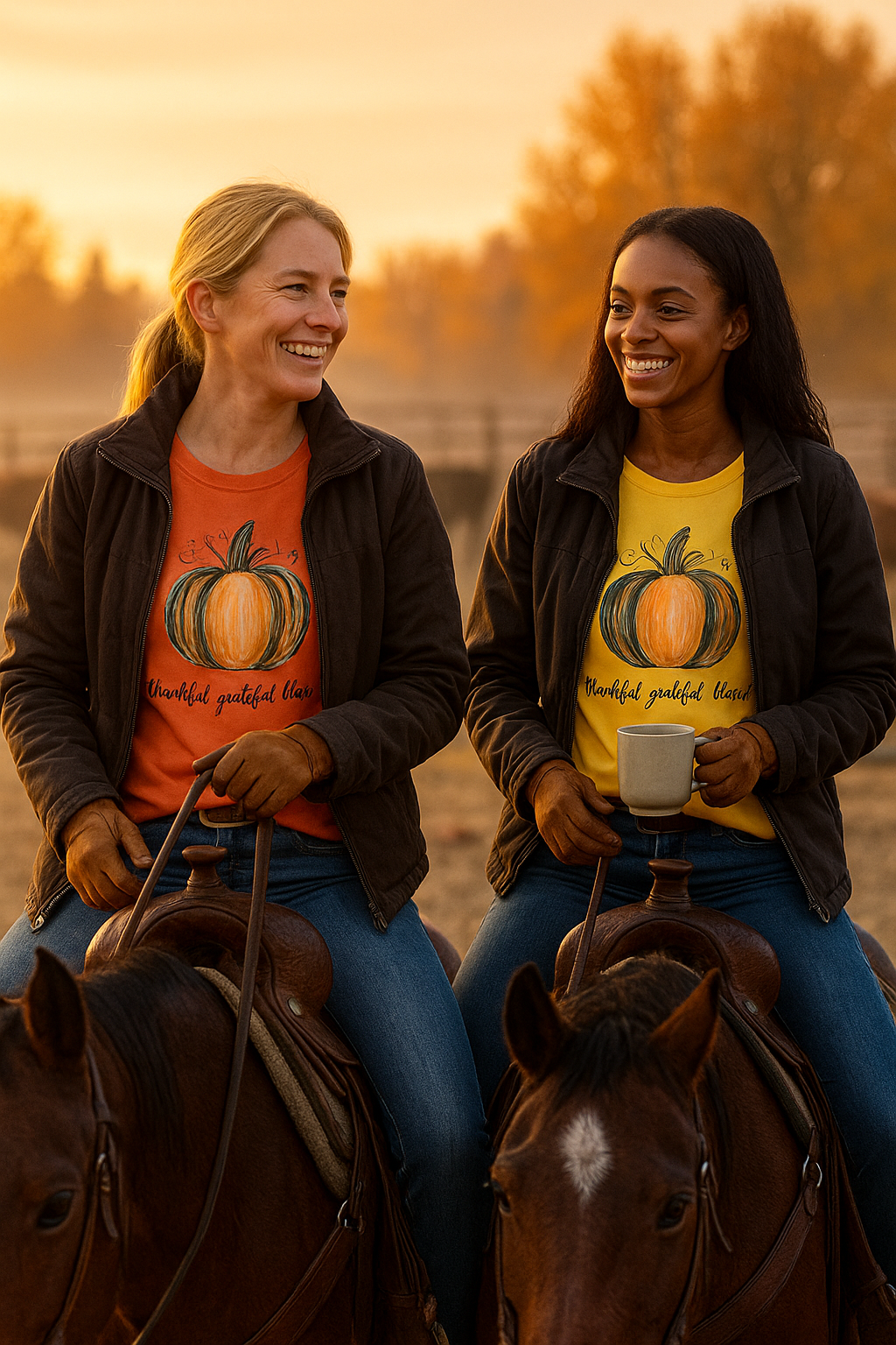 “Thankful. Grateful. Blessed.” — Your New Favorite Fall Tee 🍂