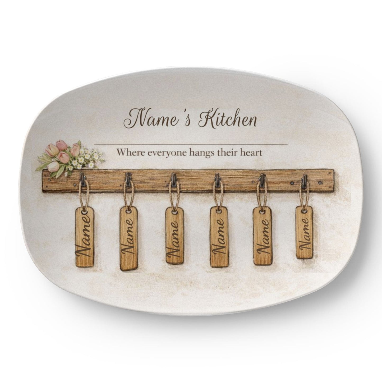 Mom’s Kitchen Personalized Family Platter – The Gift She’ll Treasure Forever