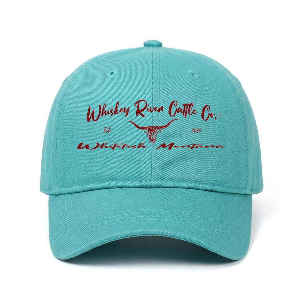 Whiskey River Cattle Co. Fishing Golf Baseball Cap