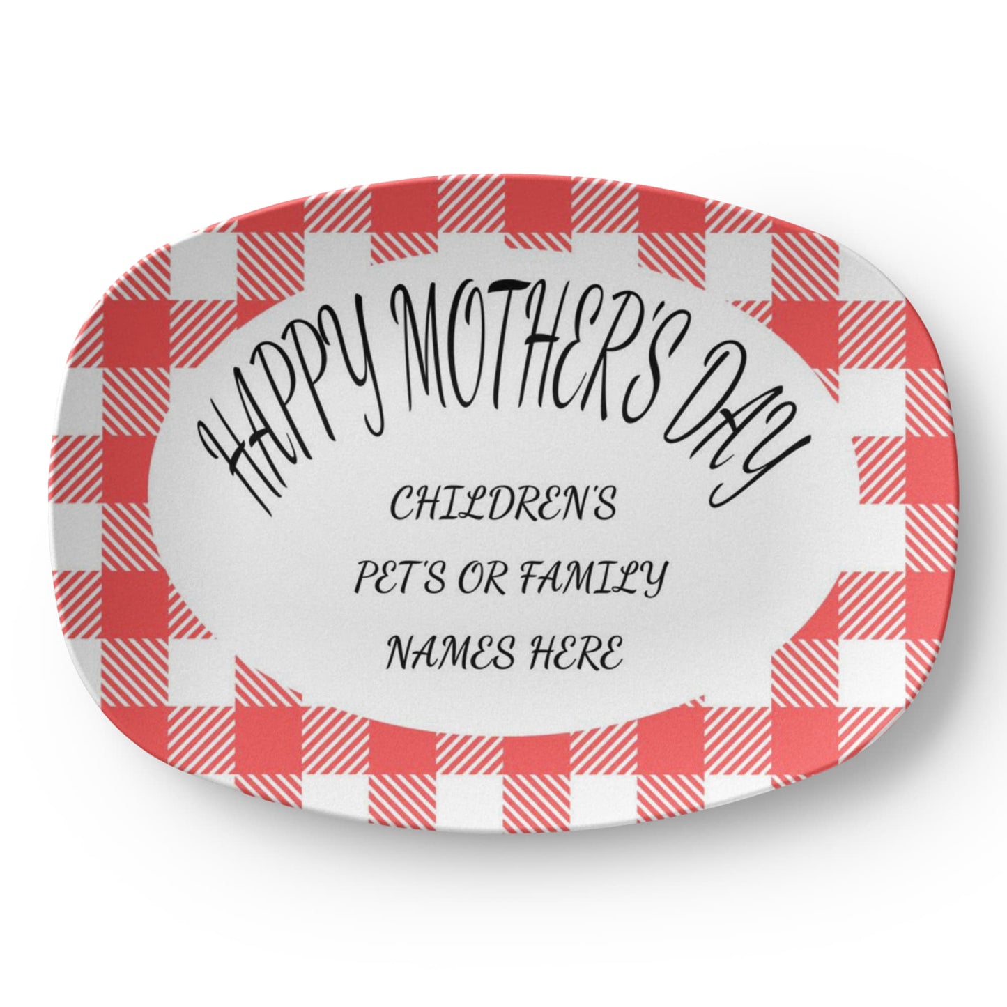 Personalized 10" x 14" Platter – Custom Name Keepsake, Made in USA, Free U.S. Shipping