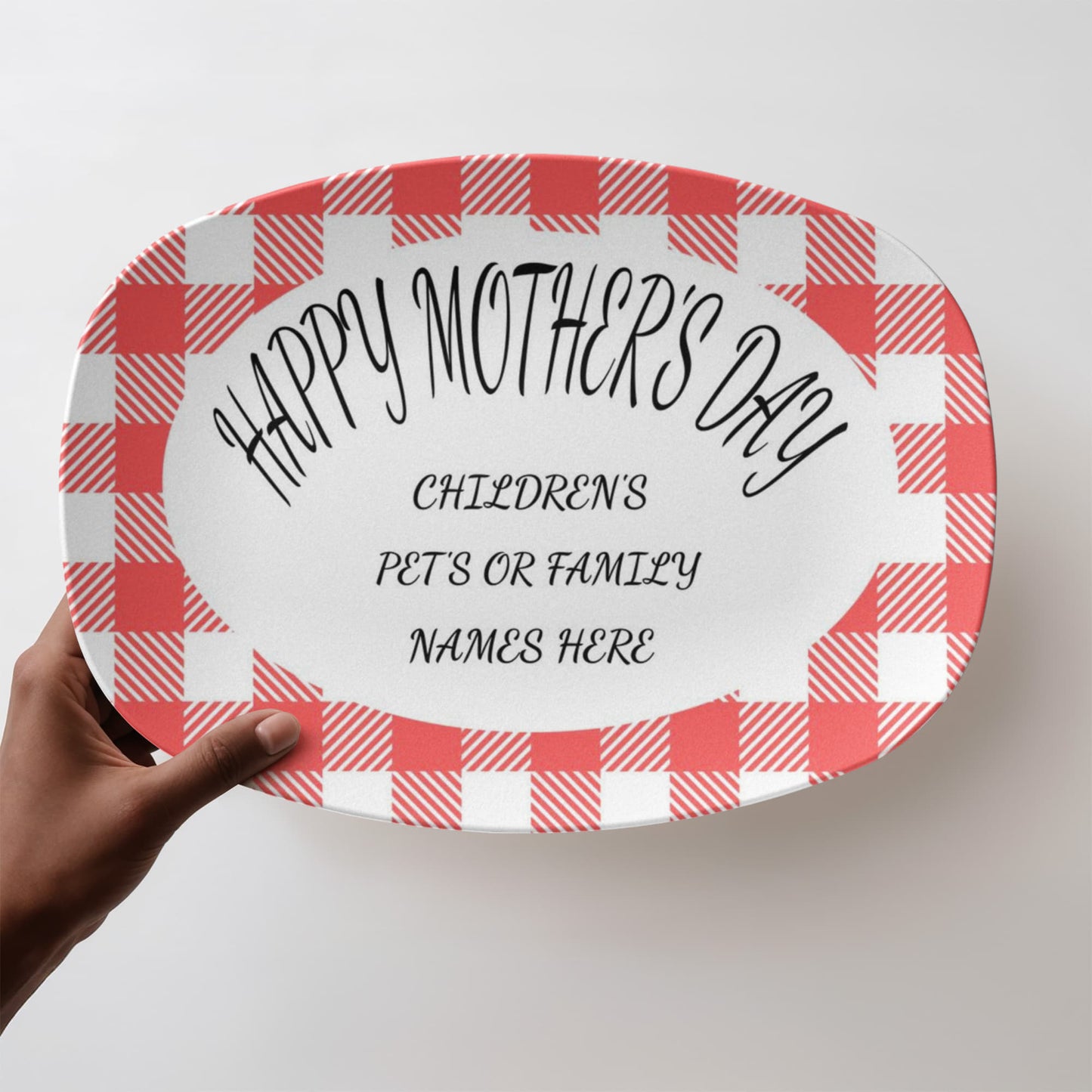 Personalized 10" x 14" Platter – Custom Name Keepsake, Made in USA, Free U.S. Shipping
