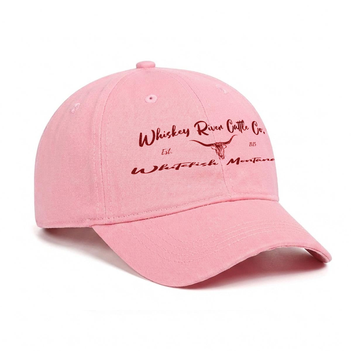 Whiskey River Cattle Co. Fishing Golf Baseball Cap