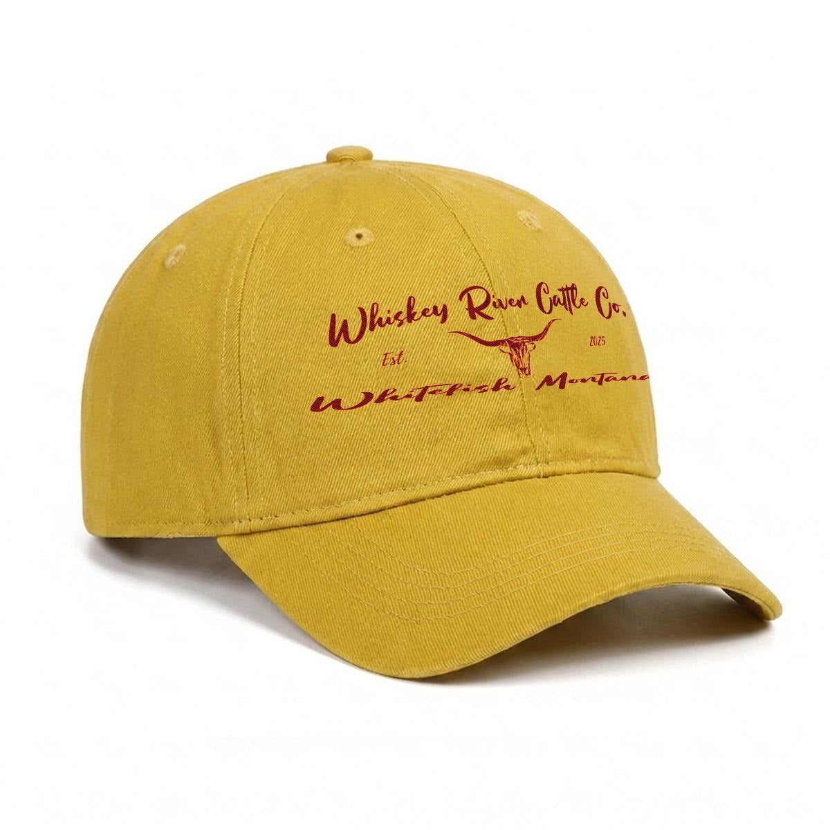 Whiskey River Cattle Co. Fishing Golf Baseball Cap
