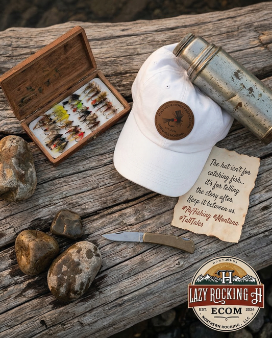 Flies, Lies & Other Fabrications™ Fly Fishing Hat – Because the Fish Was This Big