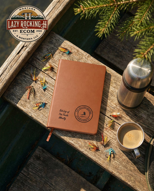 Personalized “Fish Tales” Summer Fishing Journal | Flies, Lies & Other Fabrications™