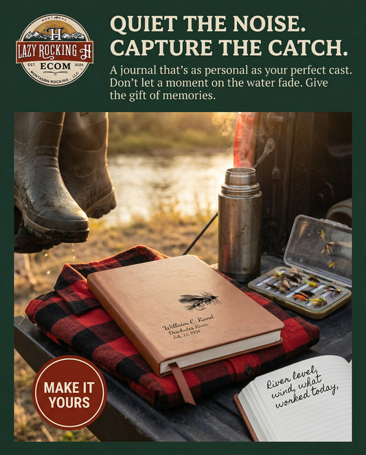 Personalized Stimulator Fly Fishing Journal – 49° North of Noise™ Angler Log Book