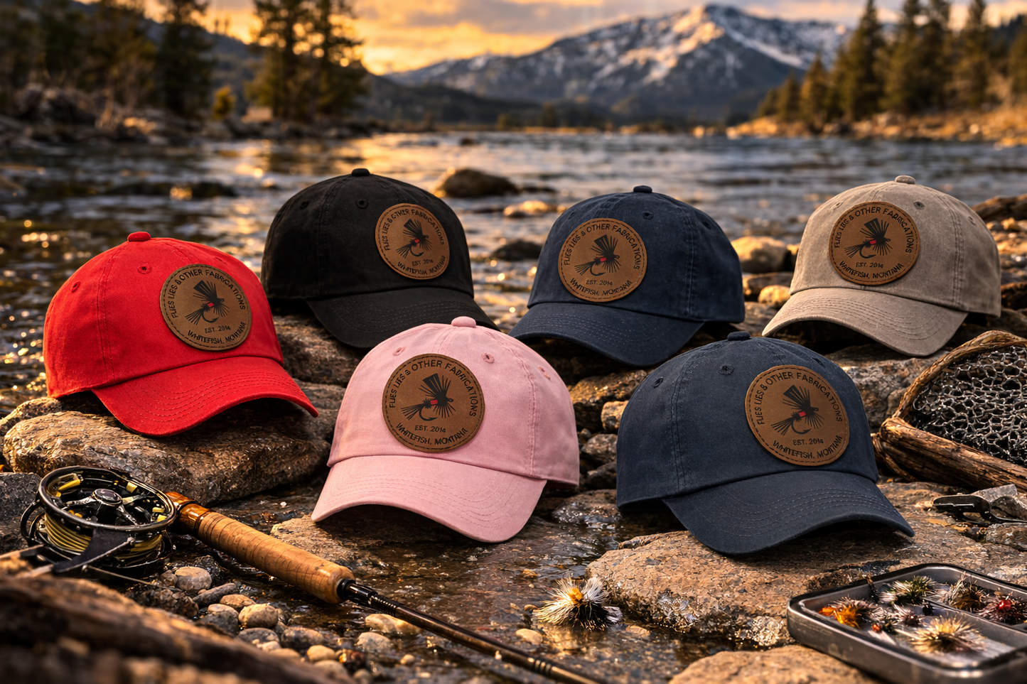 Flies, Lies & Other Fabrications™ Fly Fishing Hat – Because the Fish Was This Big