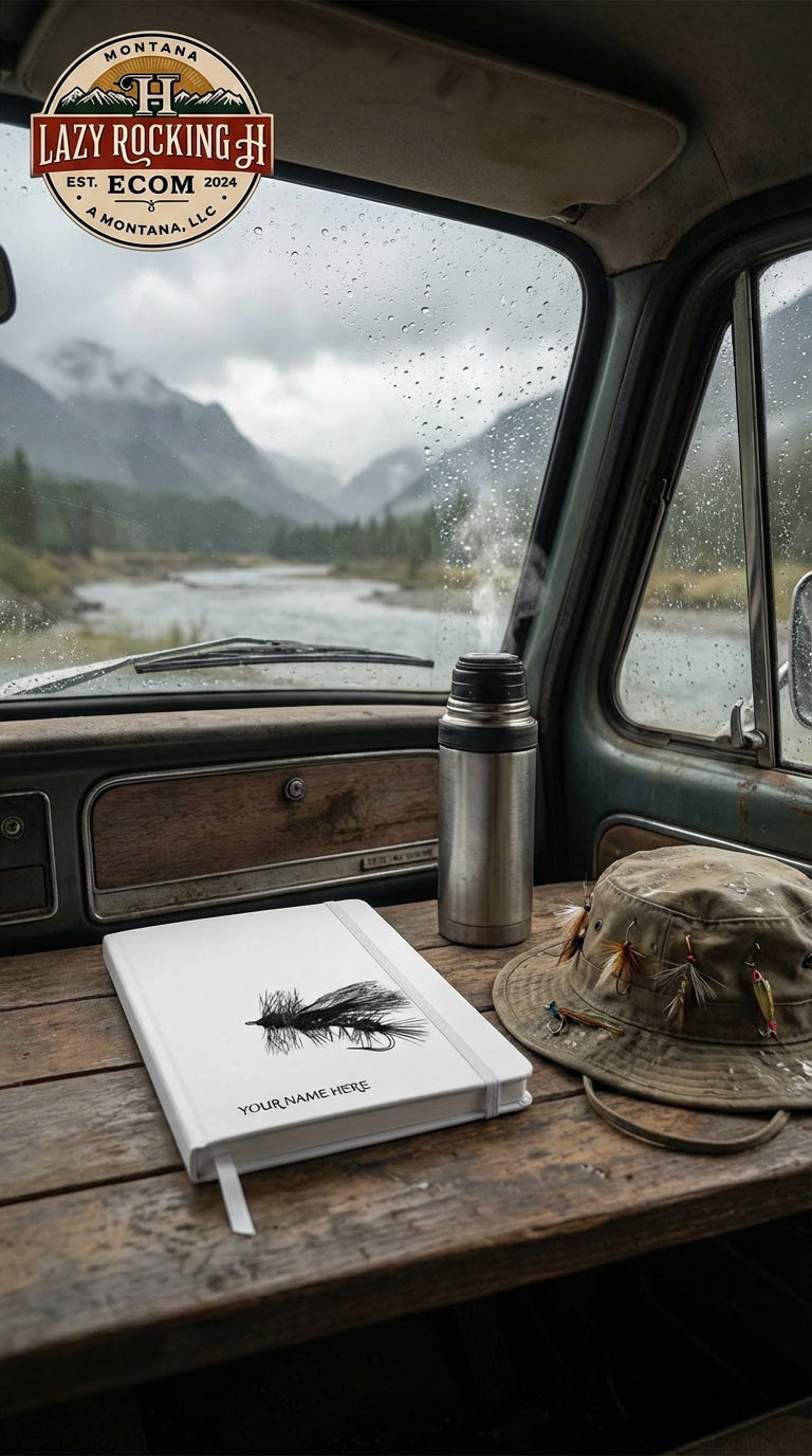 "Where the Day Gets Remembered” Personalized Fly Fishing Journal
