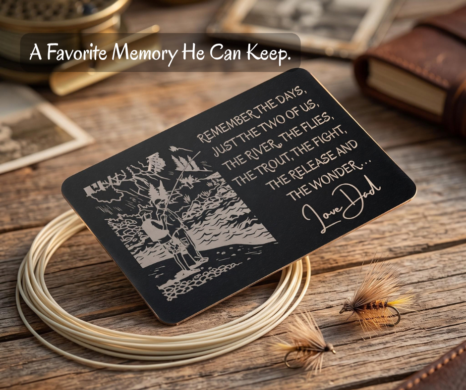 Carry the Memory With You – Personalized Photo & Message Metal Wallet Card