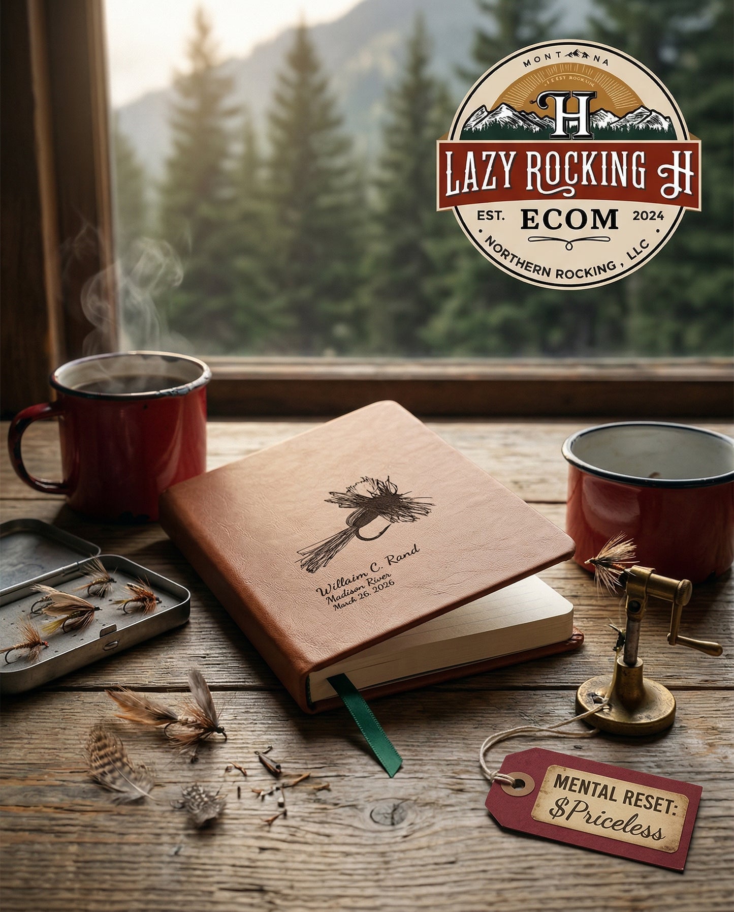 Personalized Royal Humpy Fly Fishing Journal – 49° North of Noise™ Angler Log Book