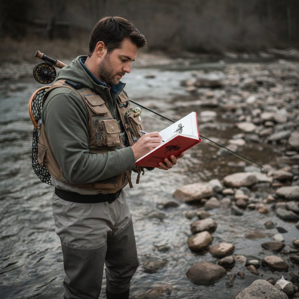 "Where the Day Gets Remembered” Personalized Fly Fishing Journal