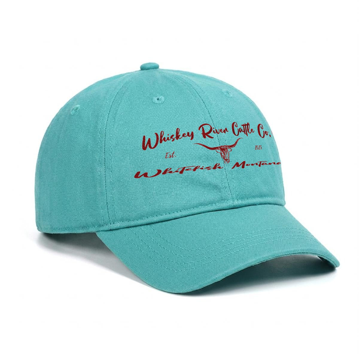 Whiskey River Cattle Co. Fishing Golf Baseball Cap