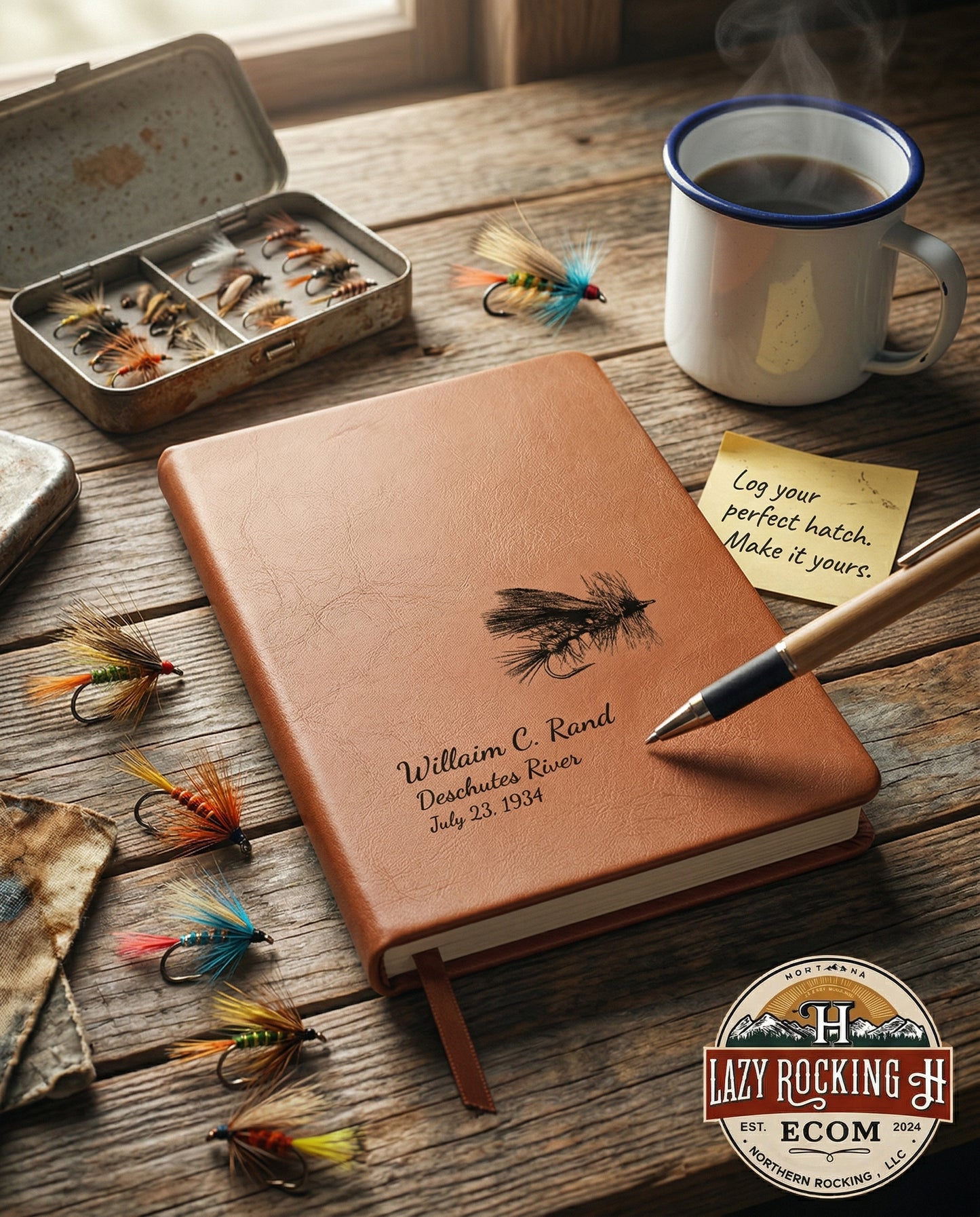 Personalized Stimulator Fly Fishing Journal – 49° North of Noise™ Angler Log Book