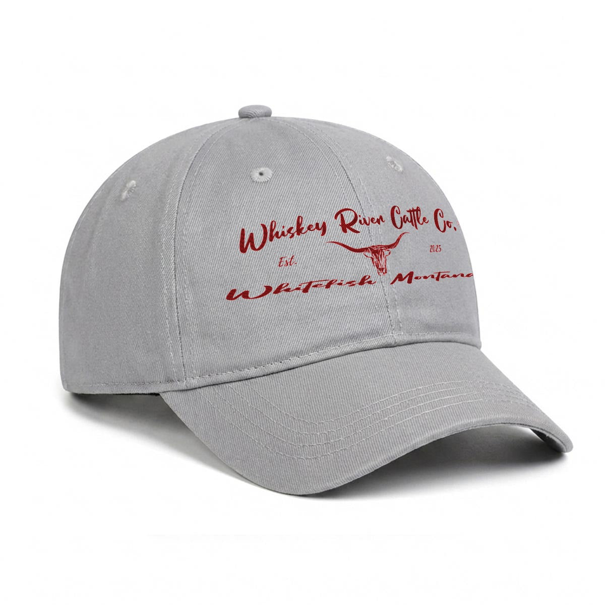 Whiskey River Cattle Co. Fishing Golf Baseball Cap