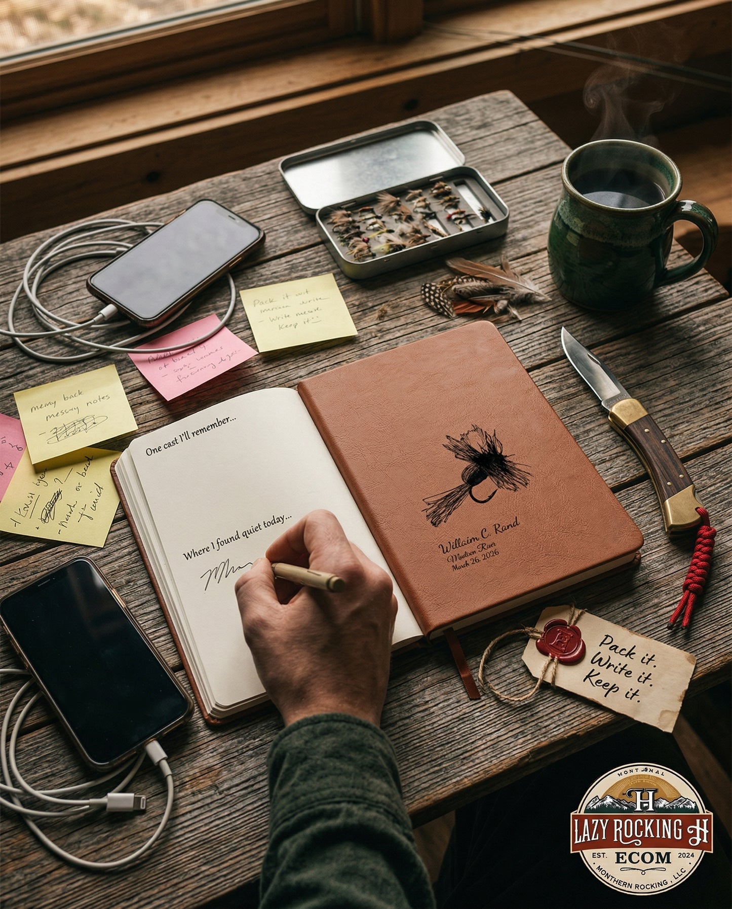 Personalized Royal Humpy Fly Fishing Journal – 49° North of Noise™ Angler Log Book