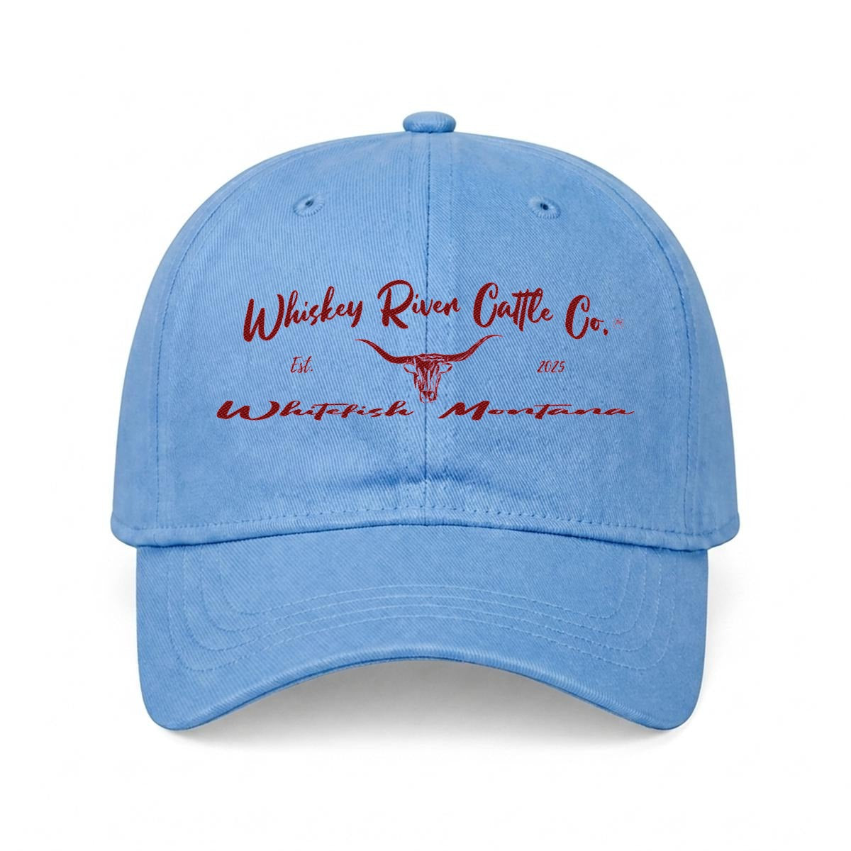 Whiskey River Cattle Co. Fishing Golf Baseball Cap