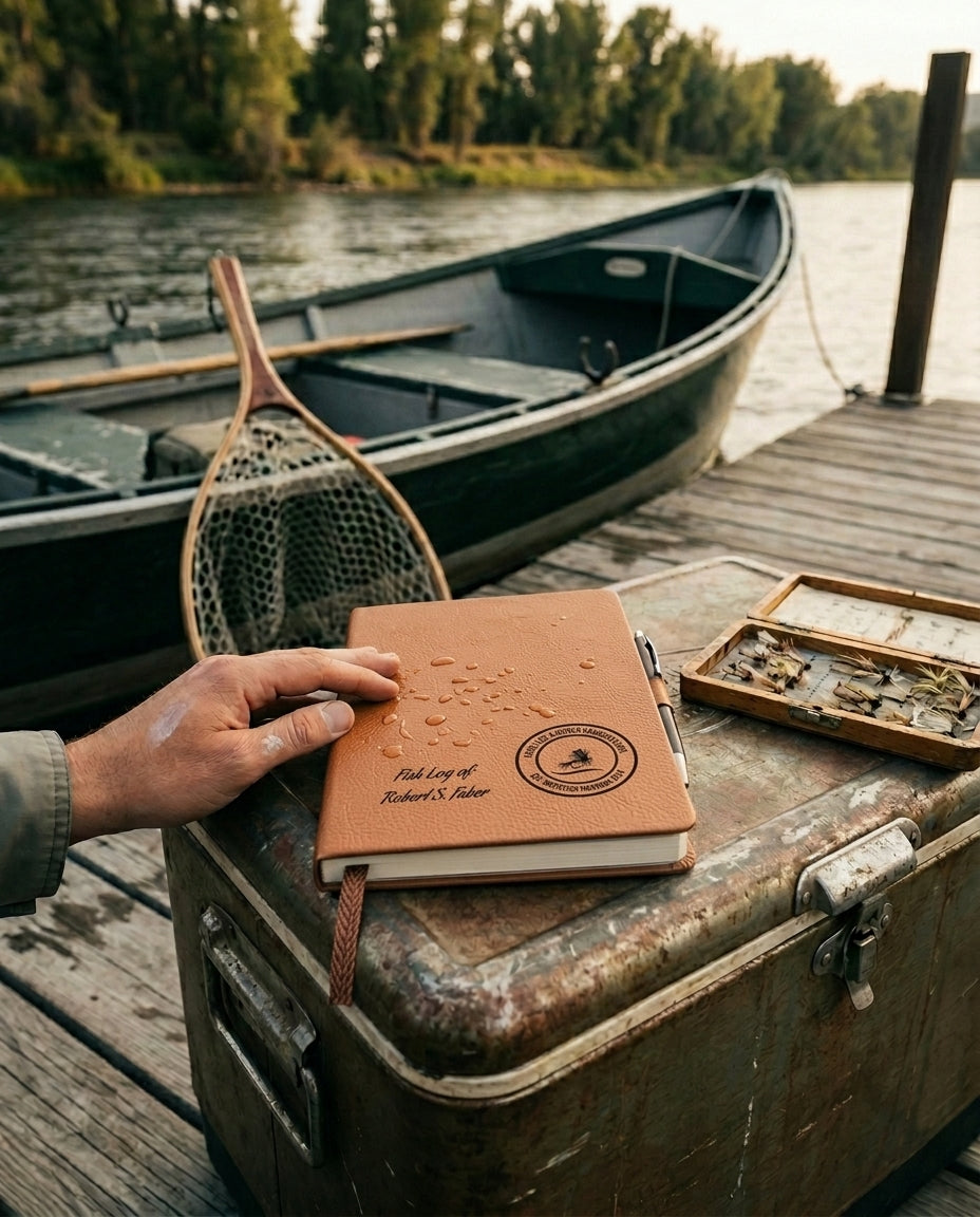 Personalized “Fish Tales” Summer Fishing Journal | Flies, Lies & Other Fabrications™